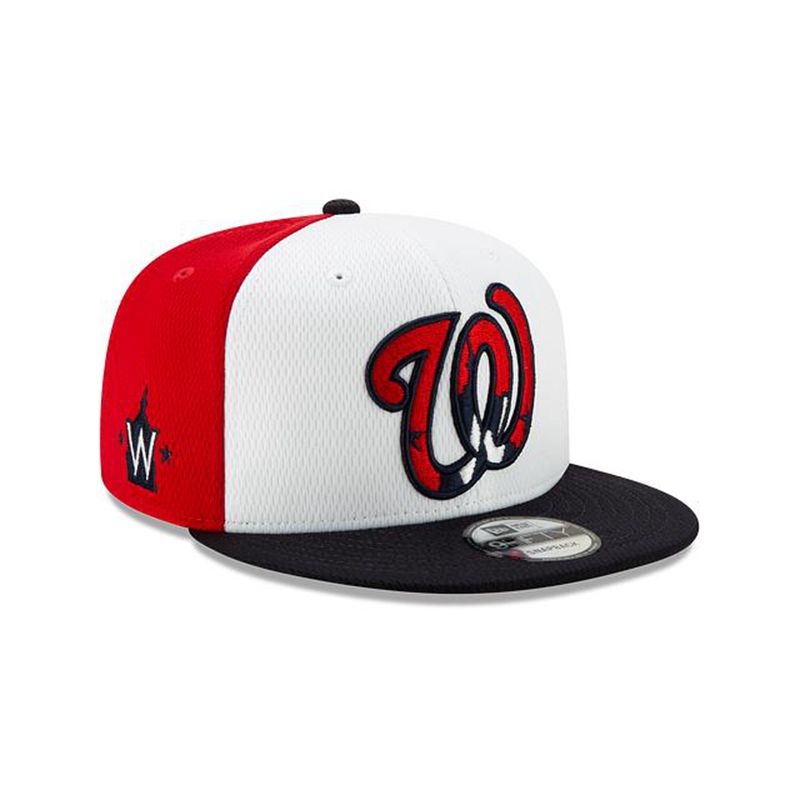 MLB Washington Nationals Batting Practice 9Fifty Snapback (KFS5101) - Red New Era Caps